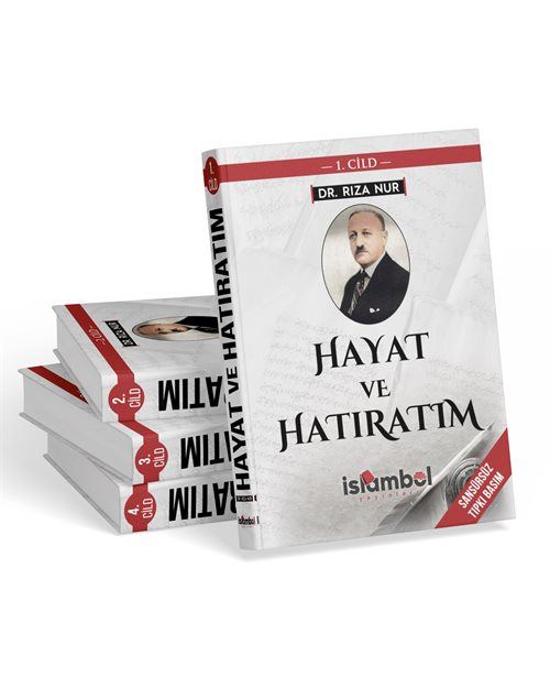 Hayat ve Hatıratım Rıza Nur | 4 Kitap Takım (Kadir Mısıroğlu Baskı Tekrarı)