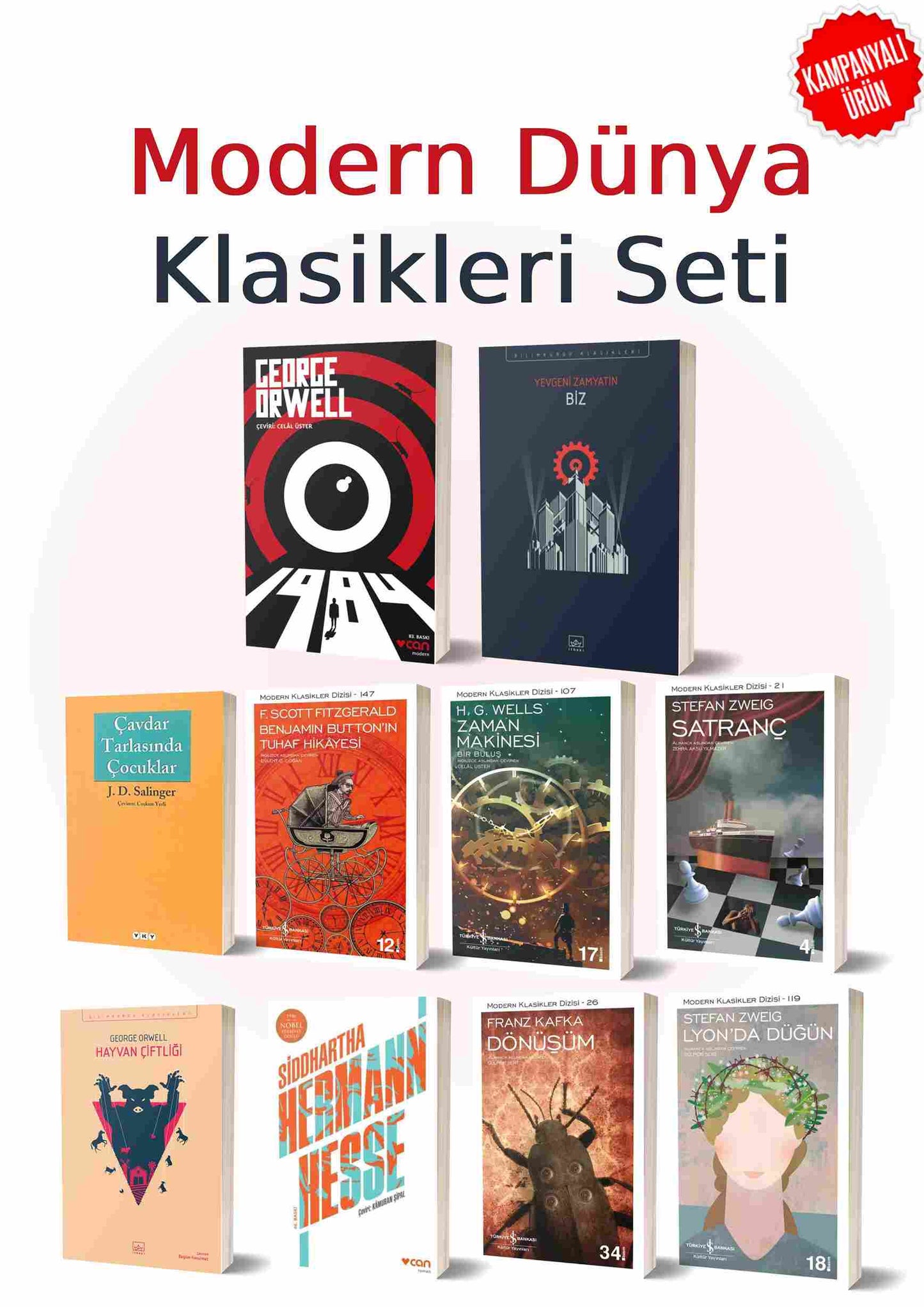Modern Dünya Klasikleri Seti (10 Kitap)