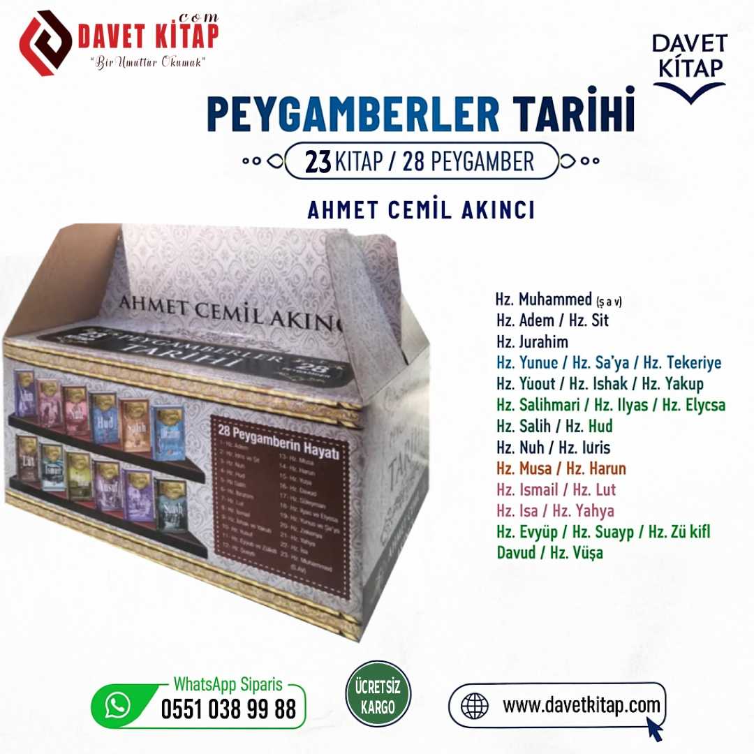 Peygamberlerin Hayatı Serisi (23 Kitap 28 Peygamber)