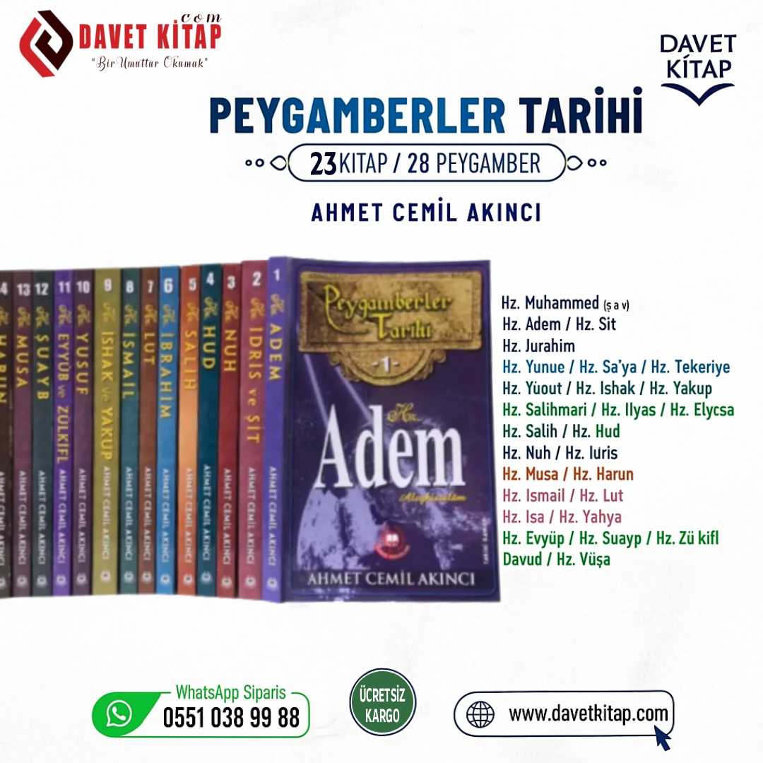 Peygamberlerin Hayatı Serisi (23 Kitap 28 Peygamber)
