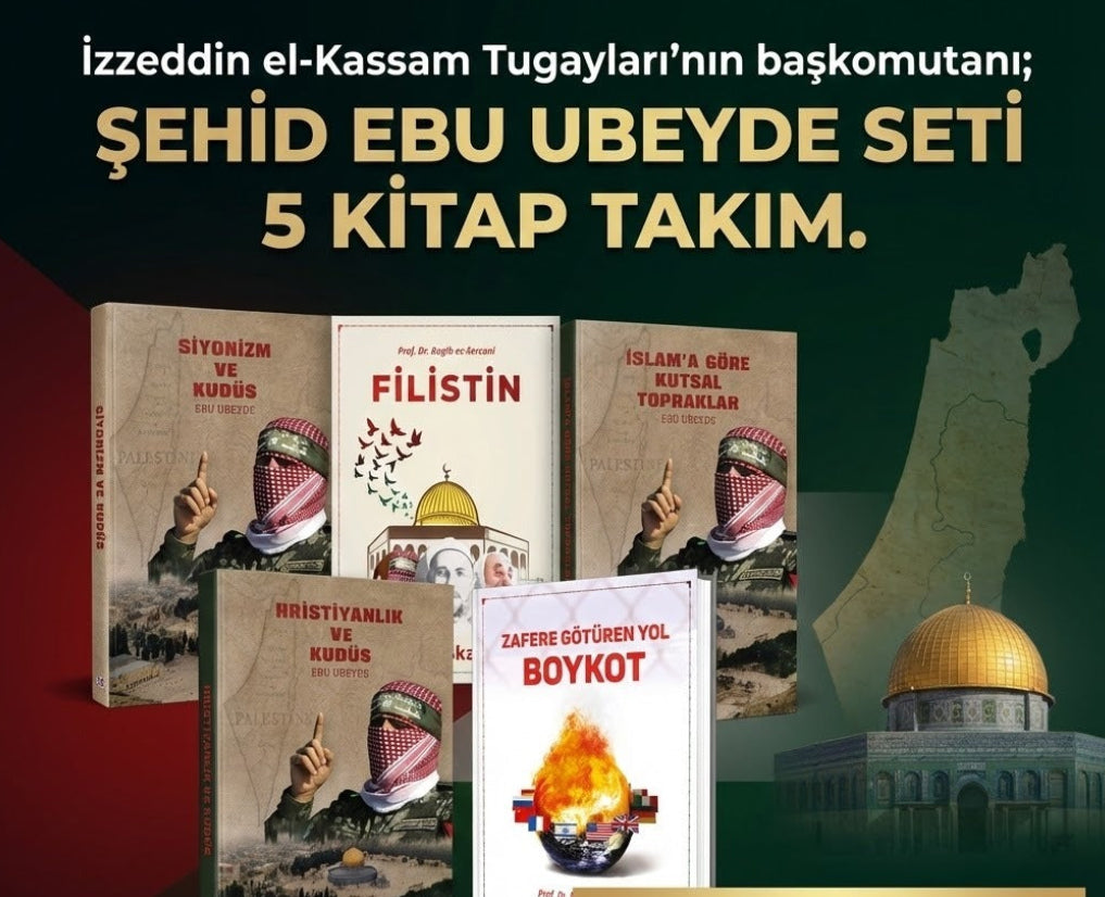 Kassam Başkomutanı Ebu Ubeyde Filistin Seti 5 Kitap