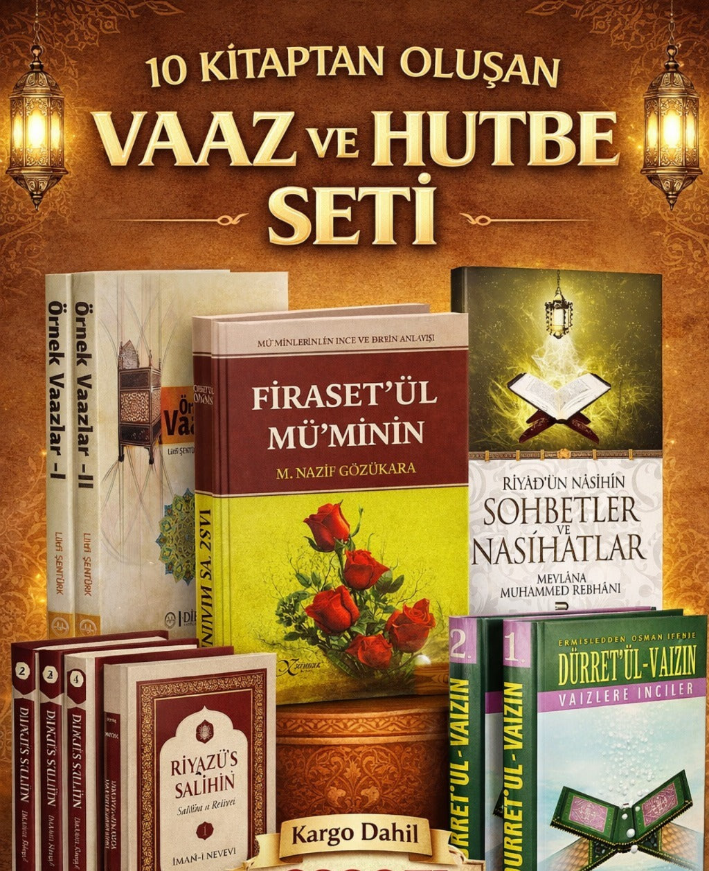Vaaz ve Hutbe Seti 10 Kitap Takım