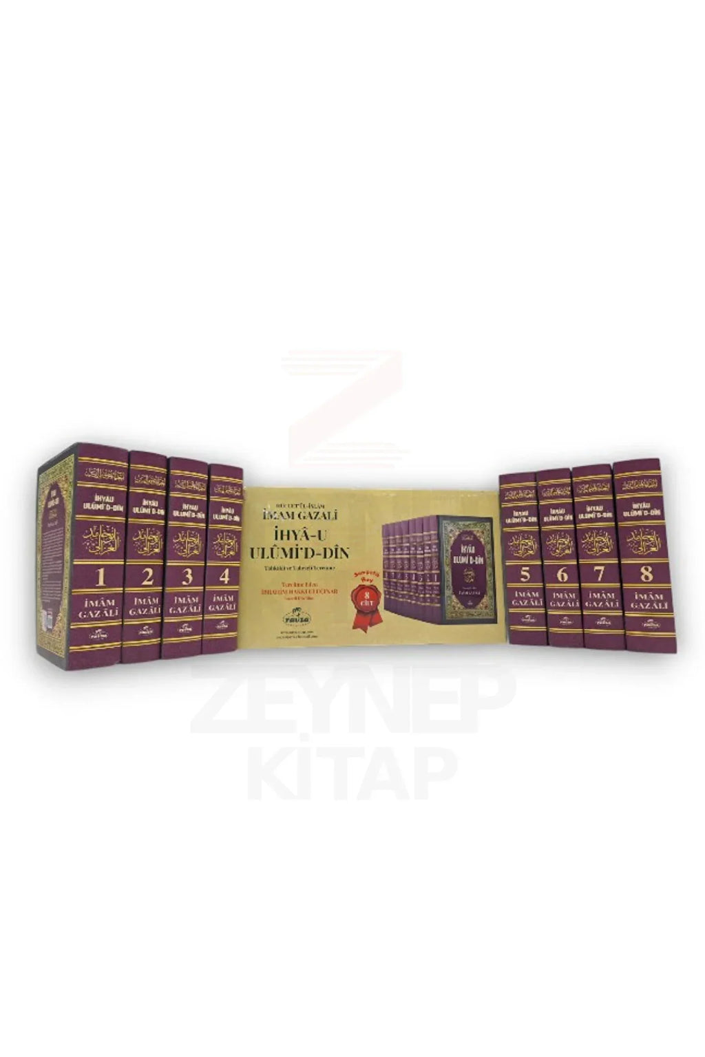 İmam Gazali, İHYÂ-U ULÛMİ'D-DÎN SETİ 8 Cilt Takım (Özel Kutulu)