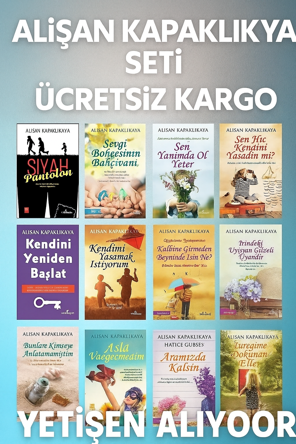 Alişan Kapaklıkaya Seti (12 KİTAP)