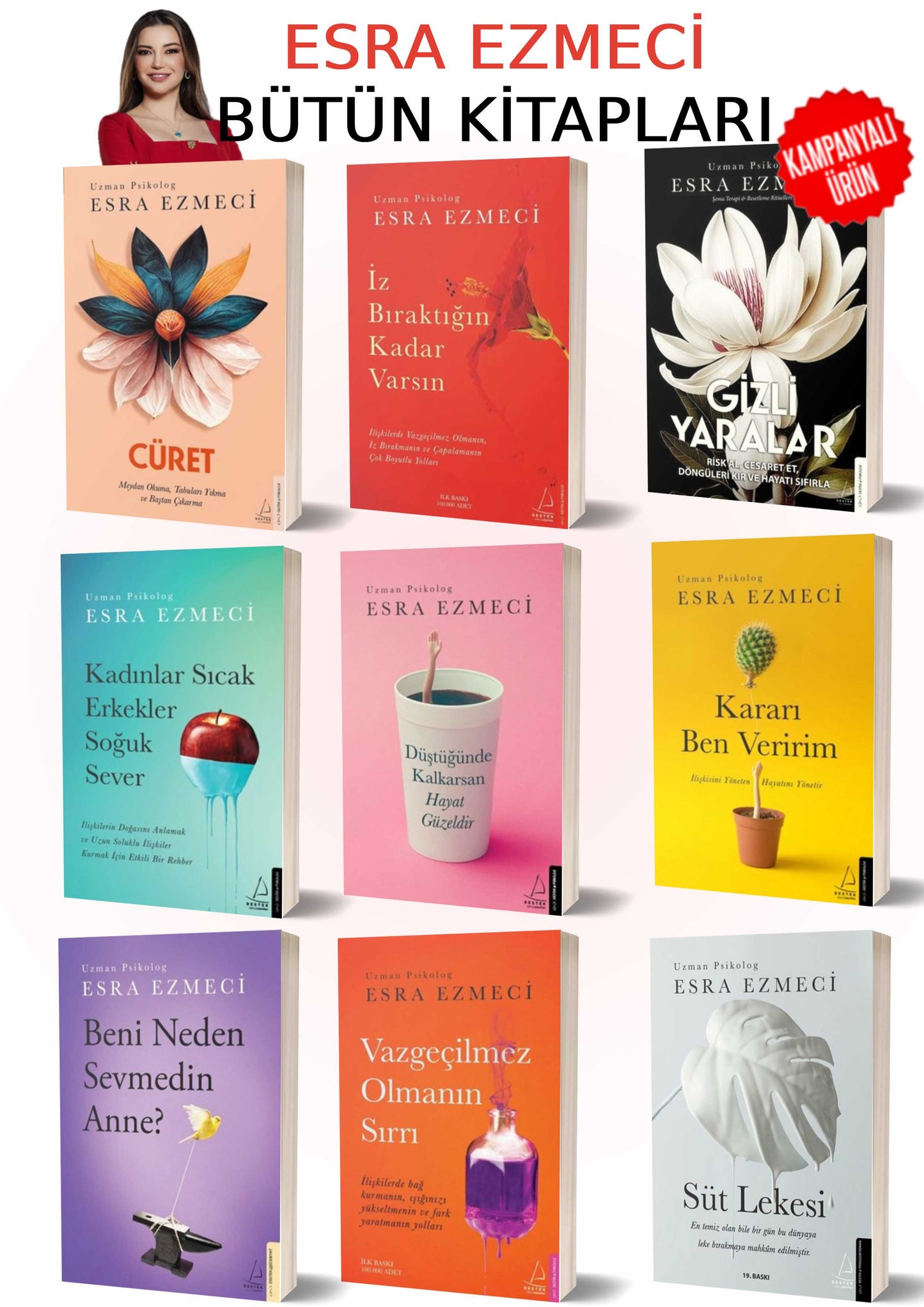 Esra Ezmeci Kişisel Dönüşüm Seti (9 KİTAP)