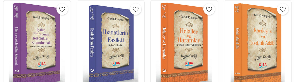 İmam Gazali: Maneviyat ve Arınma Seti 30 Kitap Takım
