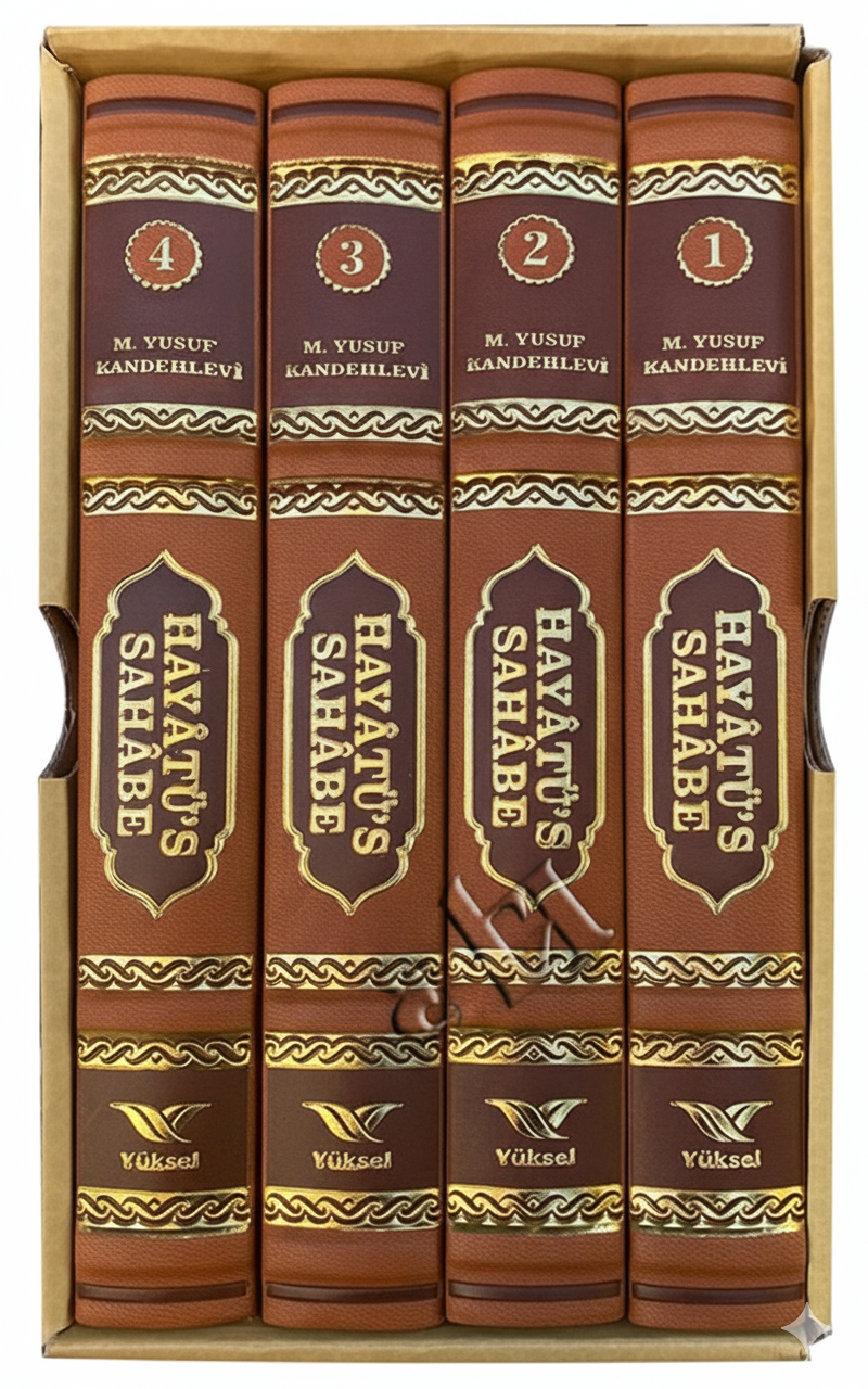 Hayatüs Sahabe Seti (4 CİLT) Termo Deri Cilt