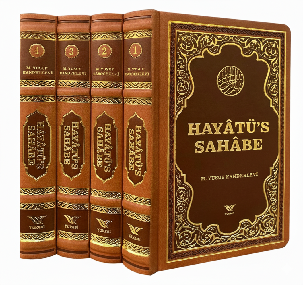 Hayatüs Sahabe Seti (4 CİLT) Termo Deri Cilt
