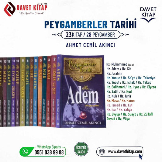 Peygamberlerin Hayatı Serisi (23 Kitap 28 Peygamber)