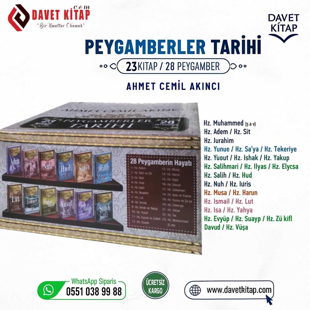 Peygamberlerin Hayatı Serisi (23 Kitap 28 Peygamber)