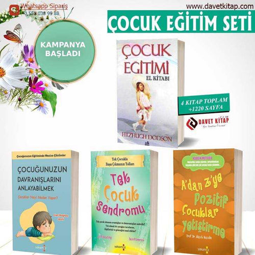 Çocuk Gelişimi ve Eğitimi Seti: Bilinçli Ebeveynliğin Anahtarı (4 KİTAP)